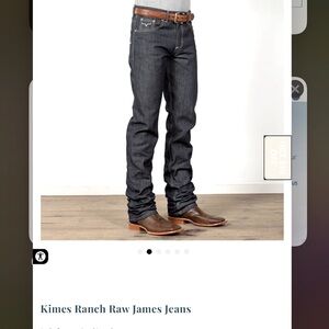 Men’s Kimes Ranch Straight Leg Jeans Quality Denim 32x32